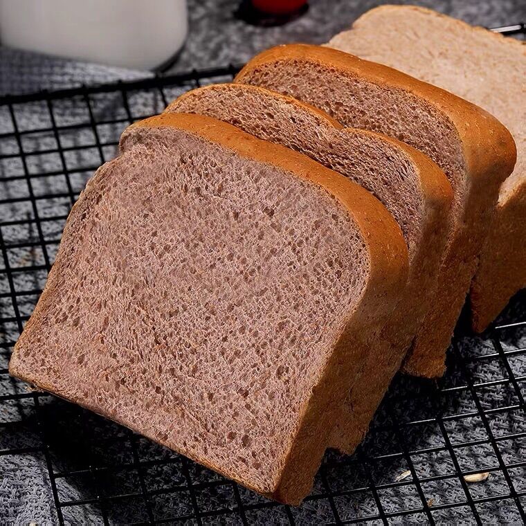 (Bánh lẻ 1 gói) Bánh mì đen lúa mạch không đường