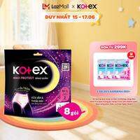 Combo 8 gói BVS Kotex Ban Đêm dạng quần cỡ M/L/L/XL 2 miếng