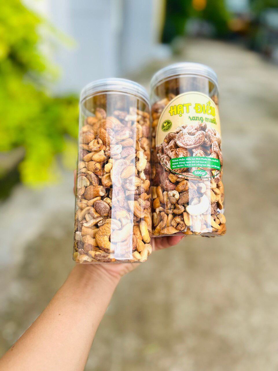 Hạt điều bể vỏ
pet 500 gram