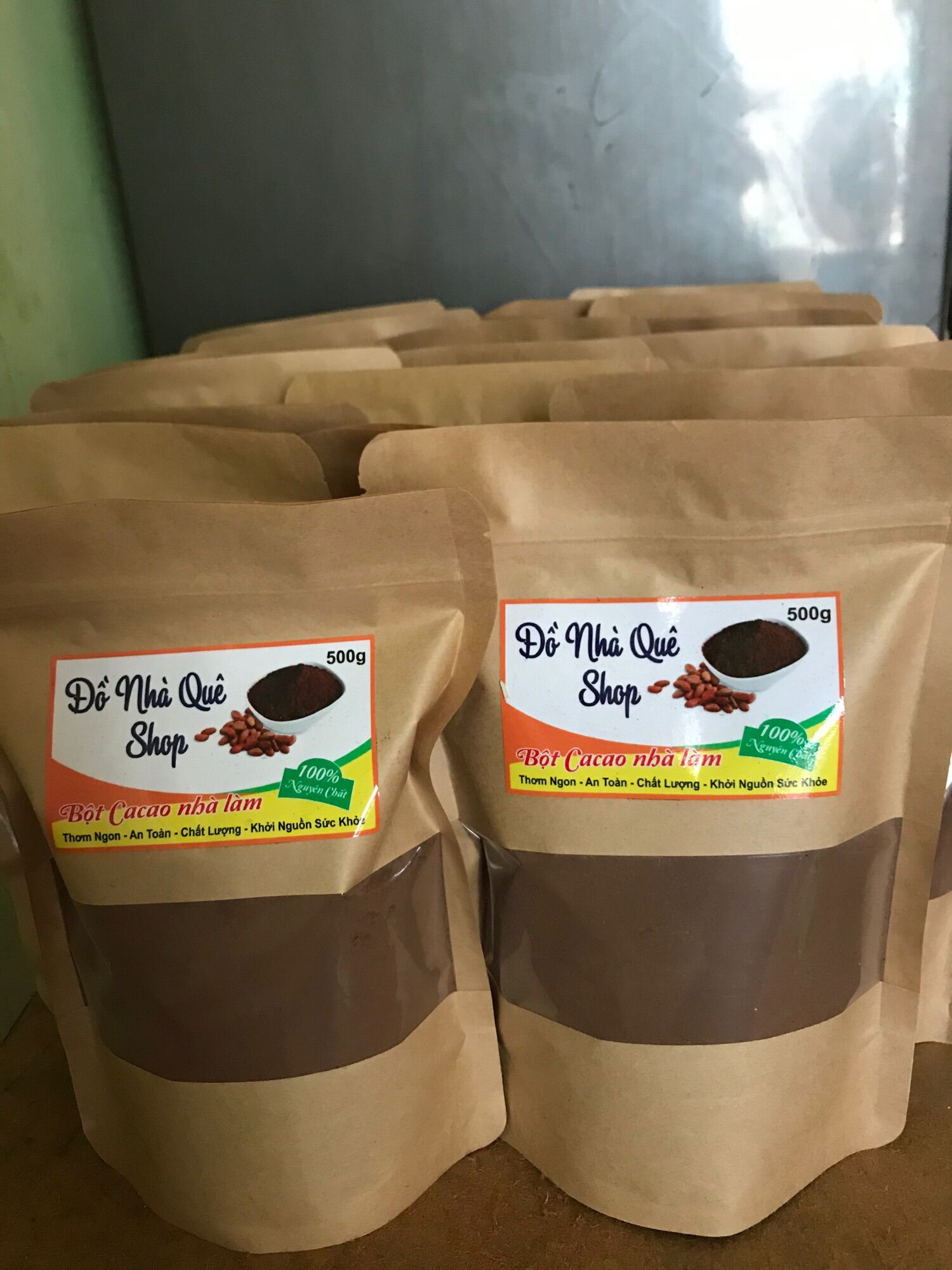 [HCM]500g Bột ca cao nguyên chất chuẩn hương vị được chọn lựa từng hạt để cho ra bột ca cao ngon nhất