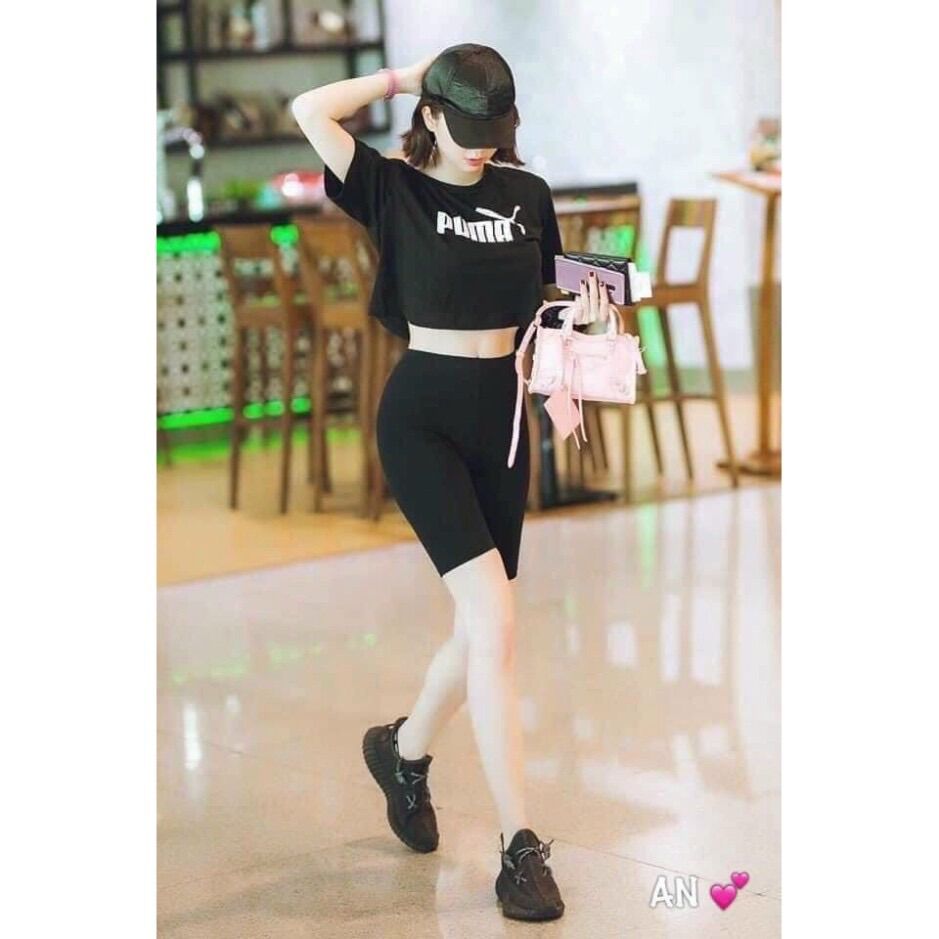Quần legging ngố co dãn 4 chiều