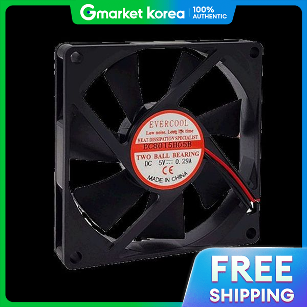 Case Fan Cooler Dc 5V 80mm 2-Pin Ec8015H05B-2P 80mm Cooler Case Cooler System Cooler Giá 810,000 Đồng*Miễn phí vận chuyển