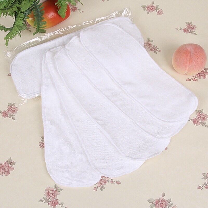COMBO 5 Miếng lót quần bỉm-Miếng lót vải-Miếng Lót thấm hút-Tả vải chống hăm chống thấm,giặt lại được