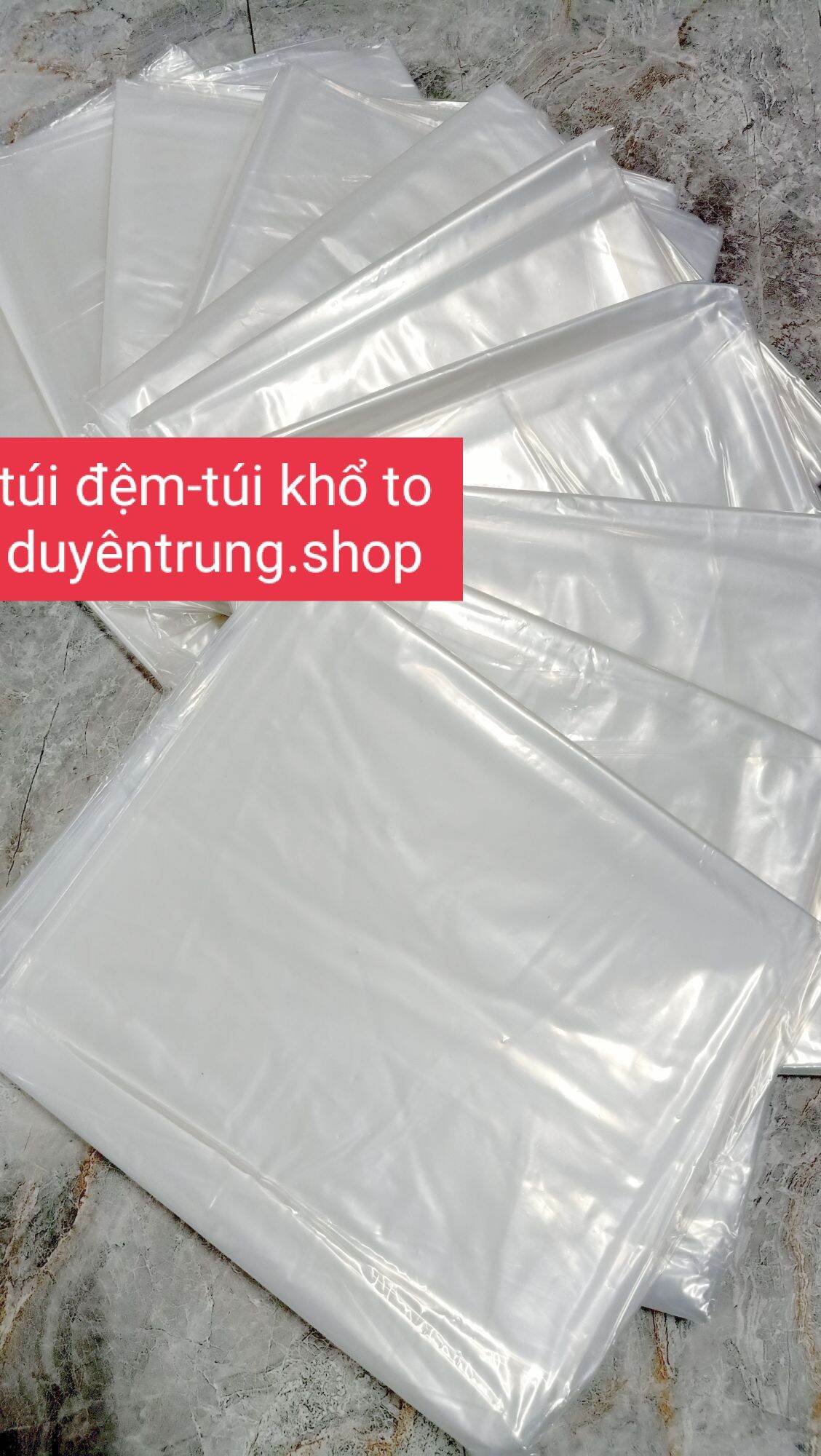 Túi Nilong,Túi Pe Khổ To Ngang Từ 1M Đến 1M8X2M3.Dày-Mỏng,Các Loại Túi Khổ To,Túi Đựng Đệm.