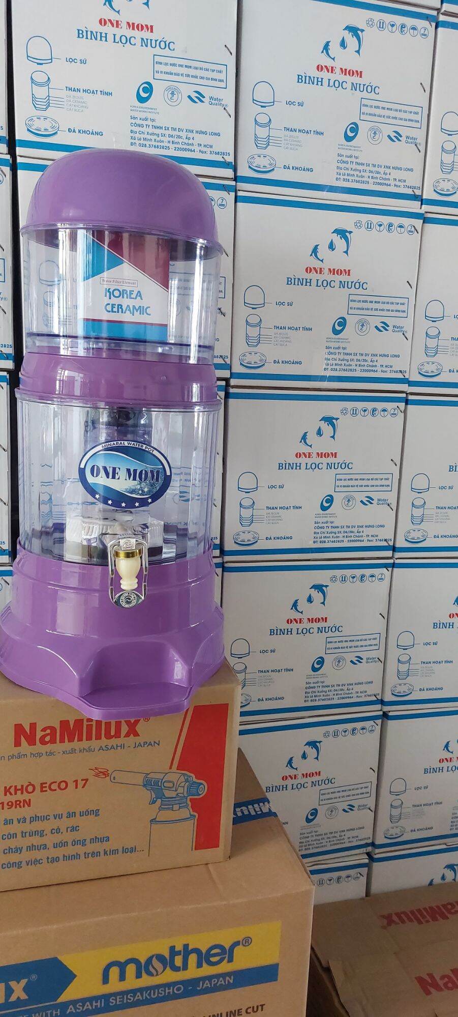 Bình lọc nước gia đình sứ lọc tốt màu đẹp