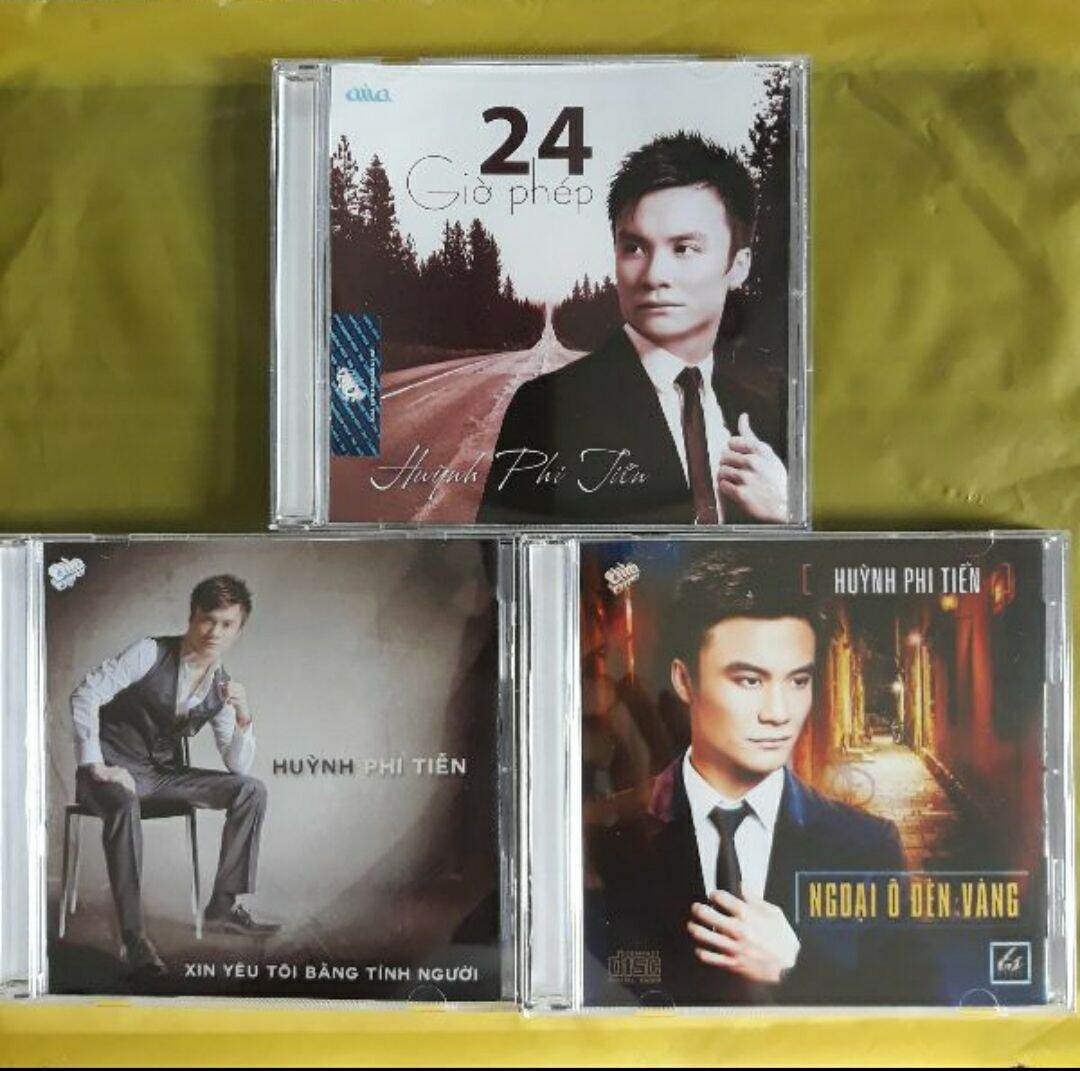 Bộ 3 cd Huỳnh Phi Tiễn phono
