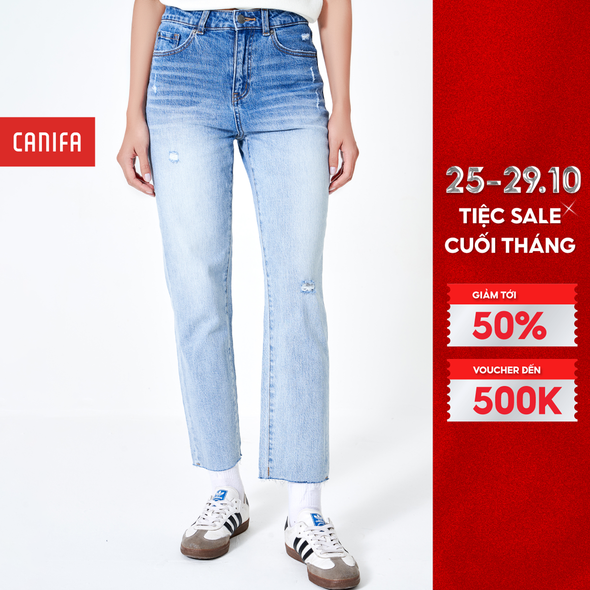 Quần jeans nữ CANIFA 6BJ23W002