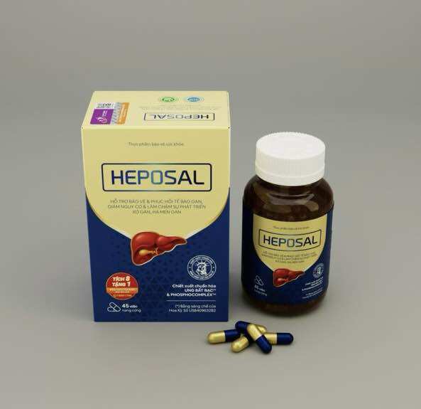 Heposal - Bảo Vệ & Phục Hồi Tế Bào Gan - Lọ 45 viên