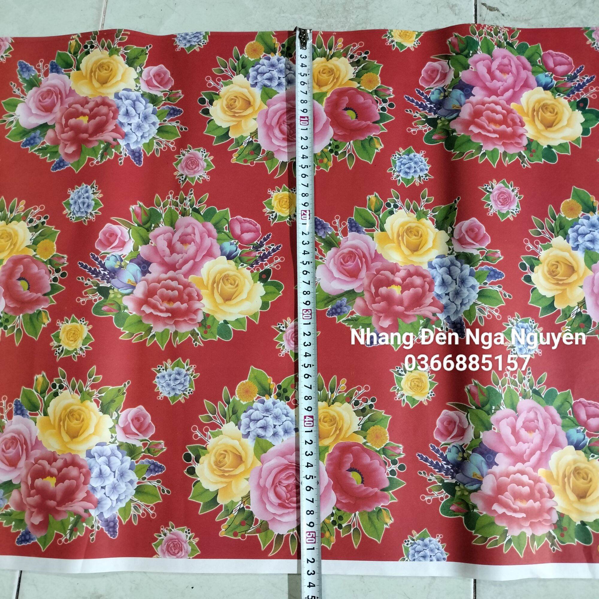 Giấy bông đỏ gói quà,trang trí Tết giá sỉ