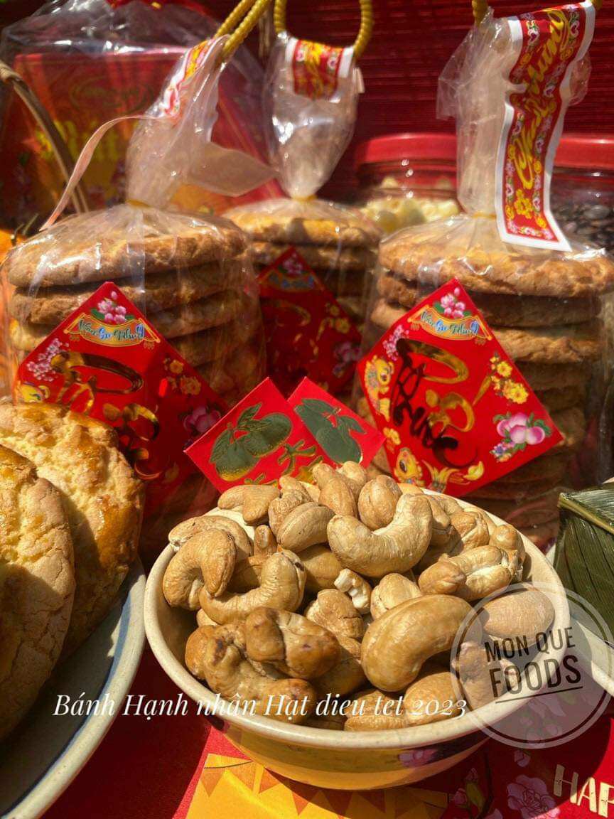 Bánh hạnh nhân hạt điều ( cây 10 bánh)