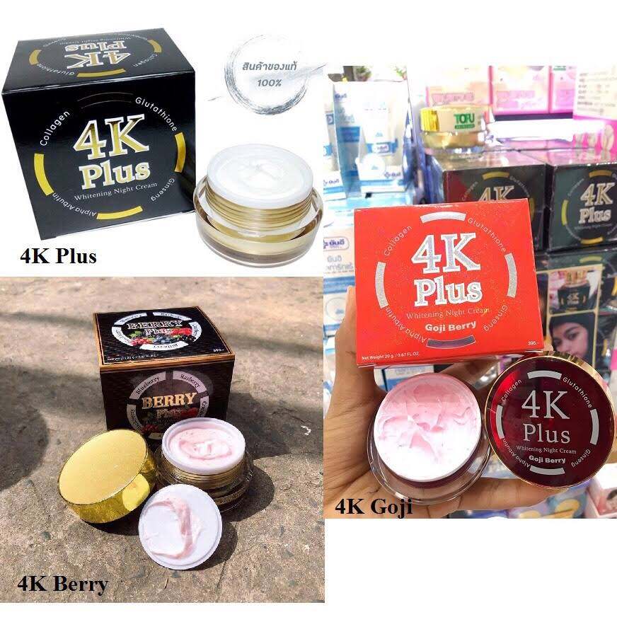 Kem dưỡng trắng da 4k plus Thái Lan