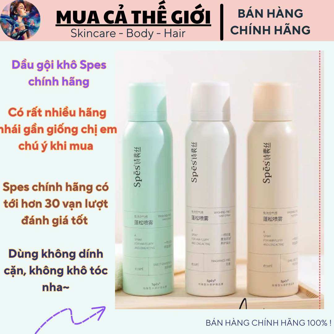 Dầu gội khô Spes