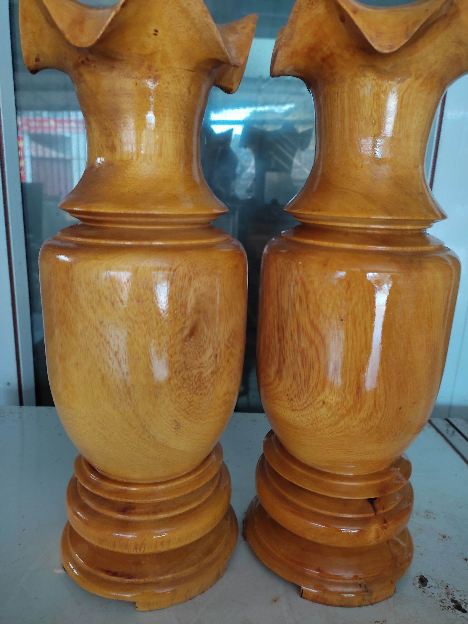 1 đôi lục bình gỗ mít