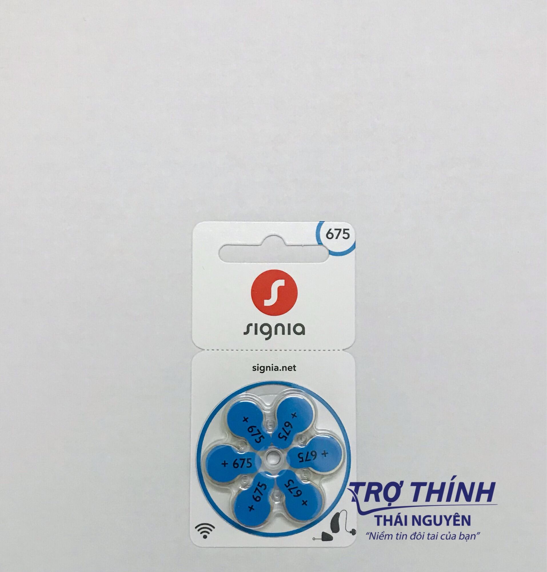 Pin máy trợ thính Signia số 675