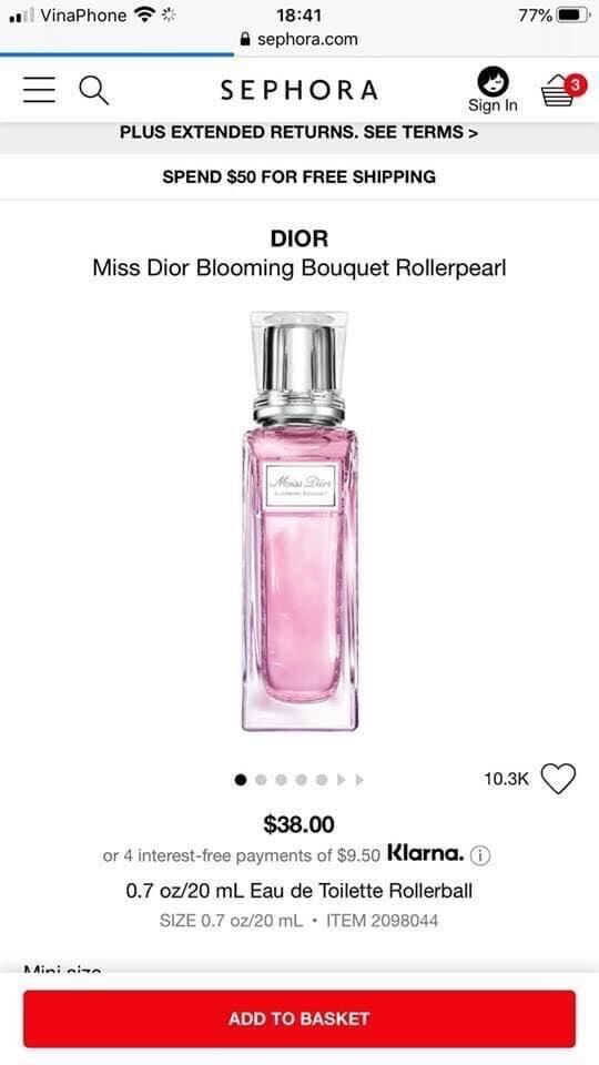 Miss Dior Blooming Bouquet Dior RollerPearl  The Obsessed