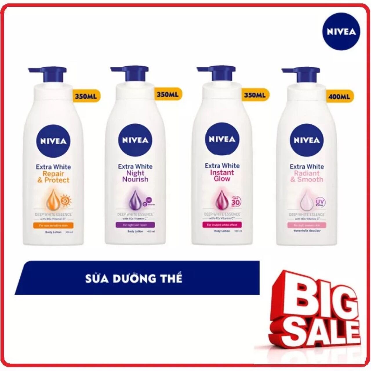 Sữa dưỡng thể Nivea 350ml