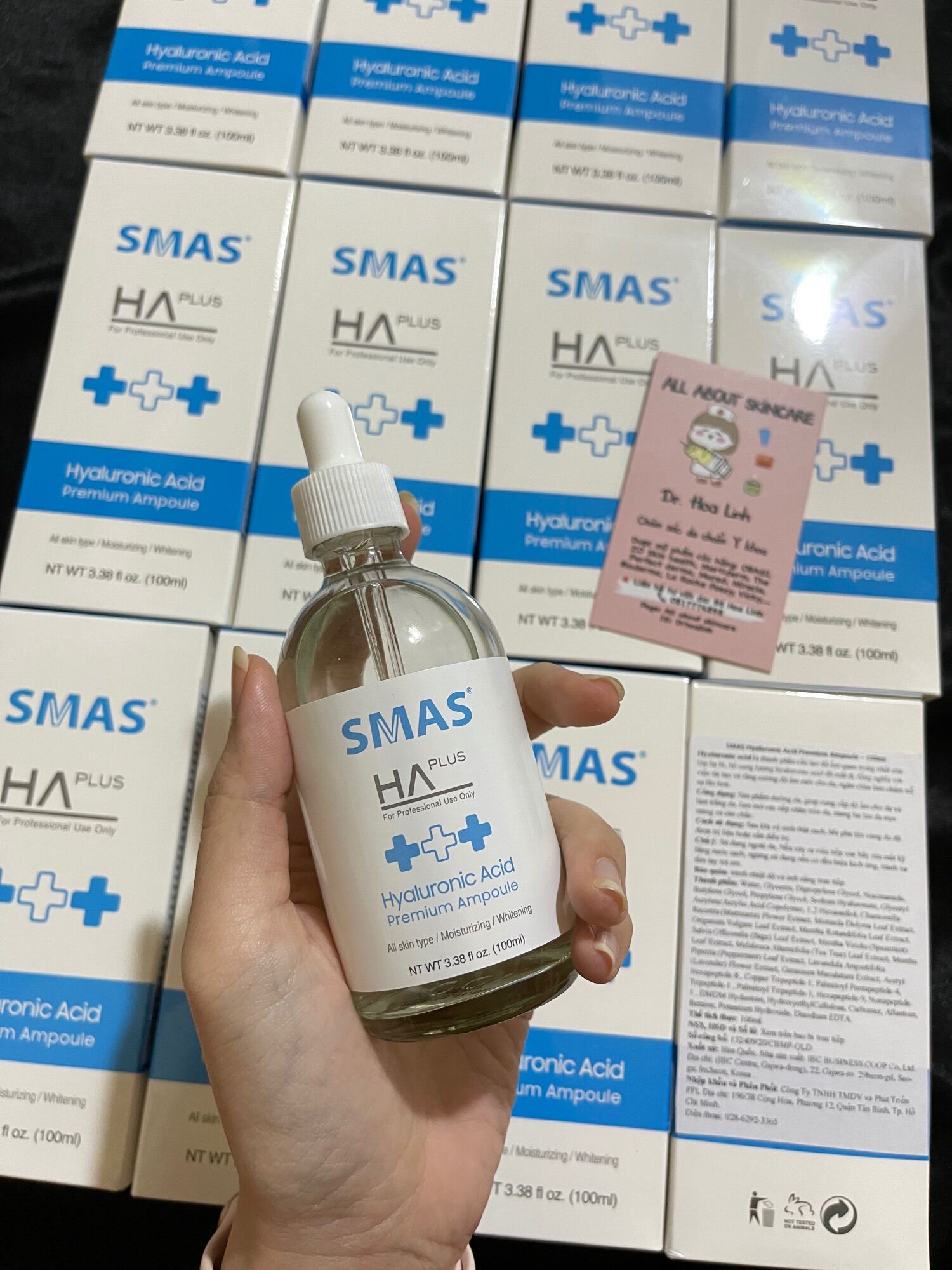 TINH CHẤT SMAS B5 , HA DƯỠNG ẨM, PHỤC HỒI DA