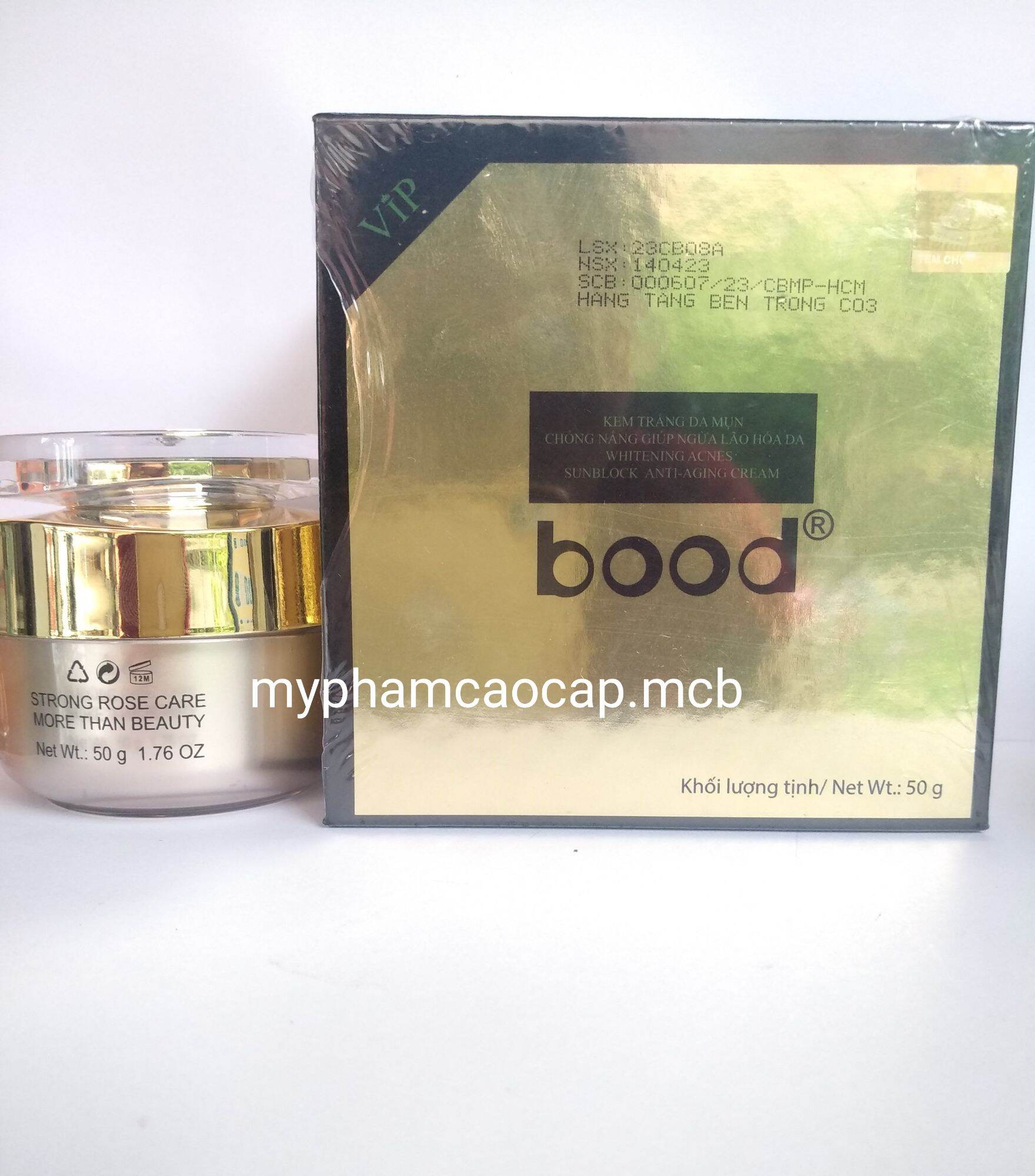 kem bood dưỡng trắng da mụn chống nắng lão hóa 50g