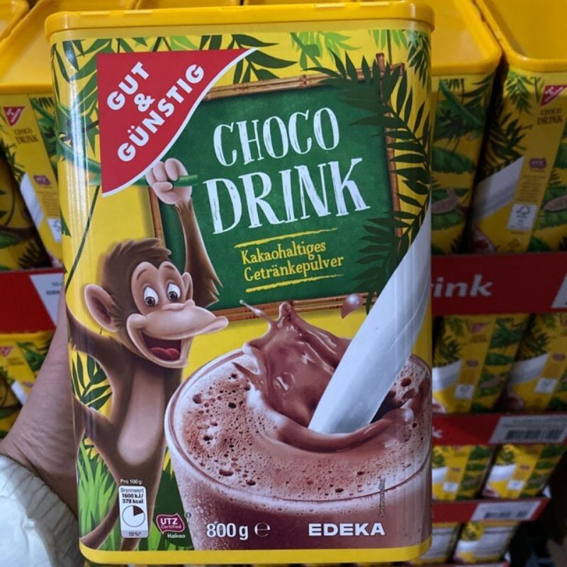 2 2024MẪU MỚI Bột cacao Đức Choco Drink nguyên chất thumbnail