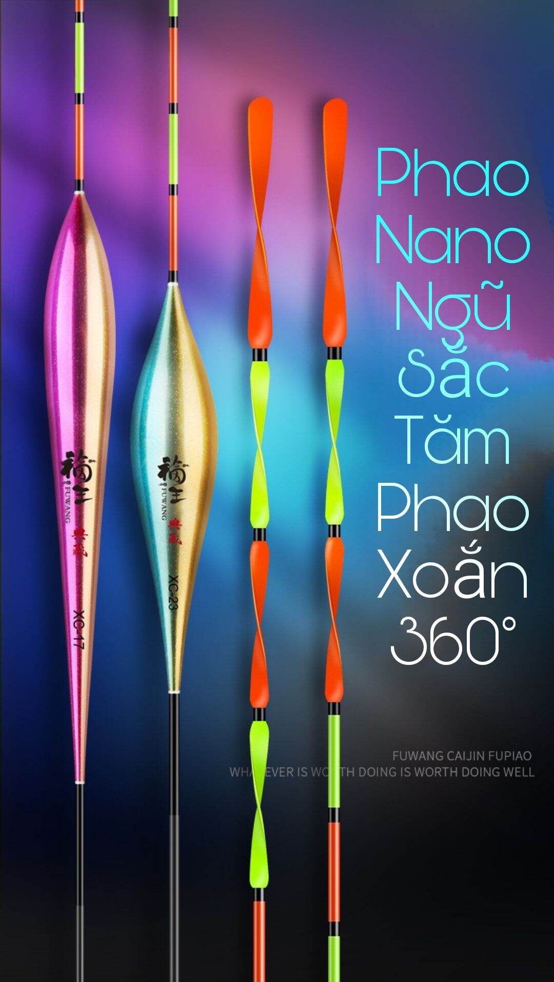 Phao đài câu cá chuyên chép và rô phi loại xịn