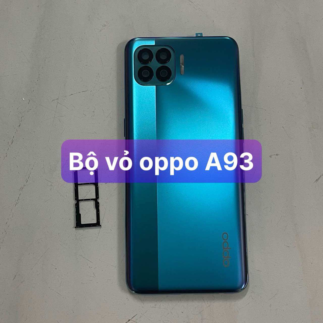 Bộ vỏ oppo A93 ,kèm khay sim,phím,kính camera