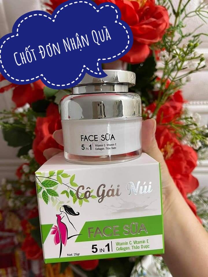 KEM FACE SỮA CÔ GÁI NÚI 5 IN 1
