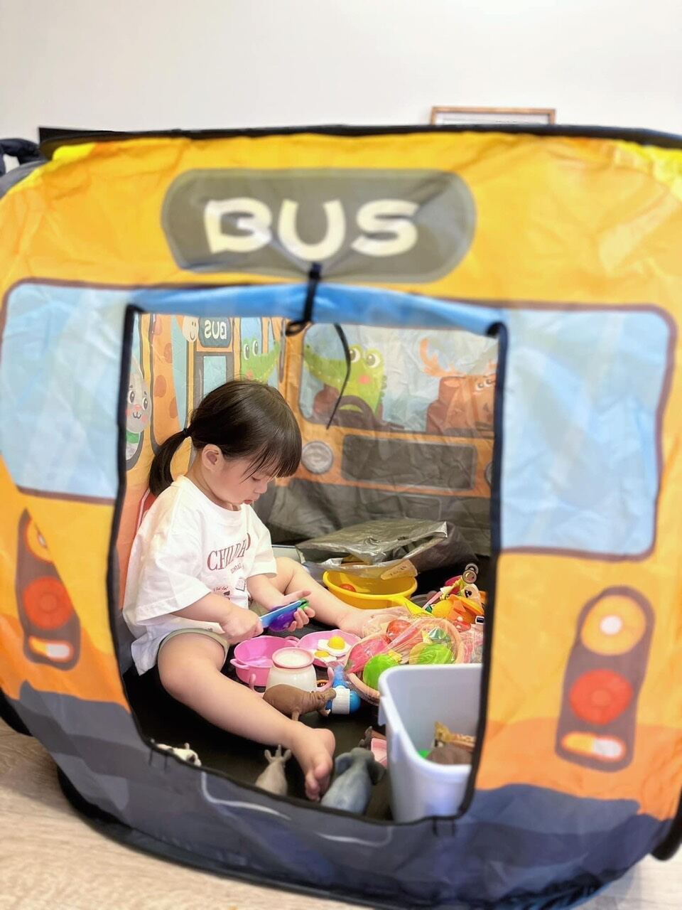 Foldable Bus Toy House