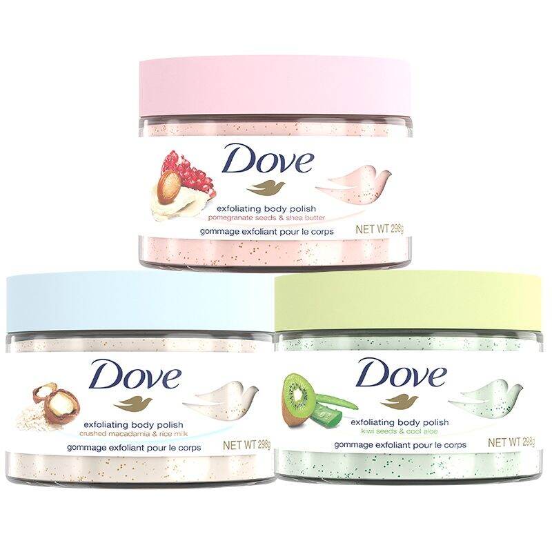 Tẩy tế bào chết Dove set 3