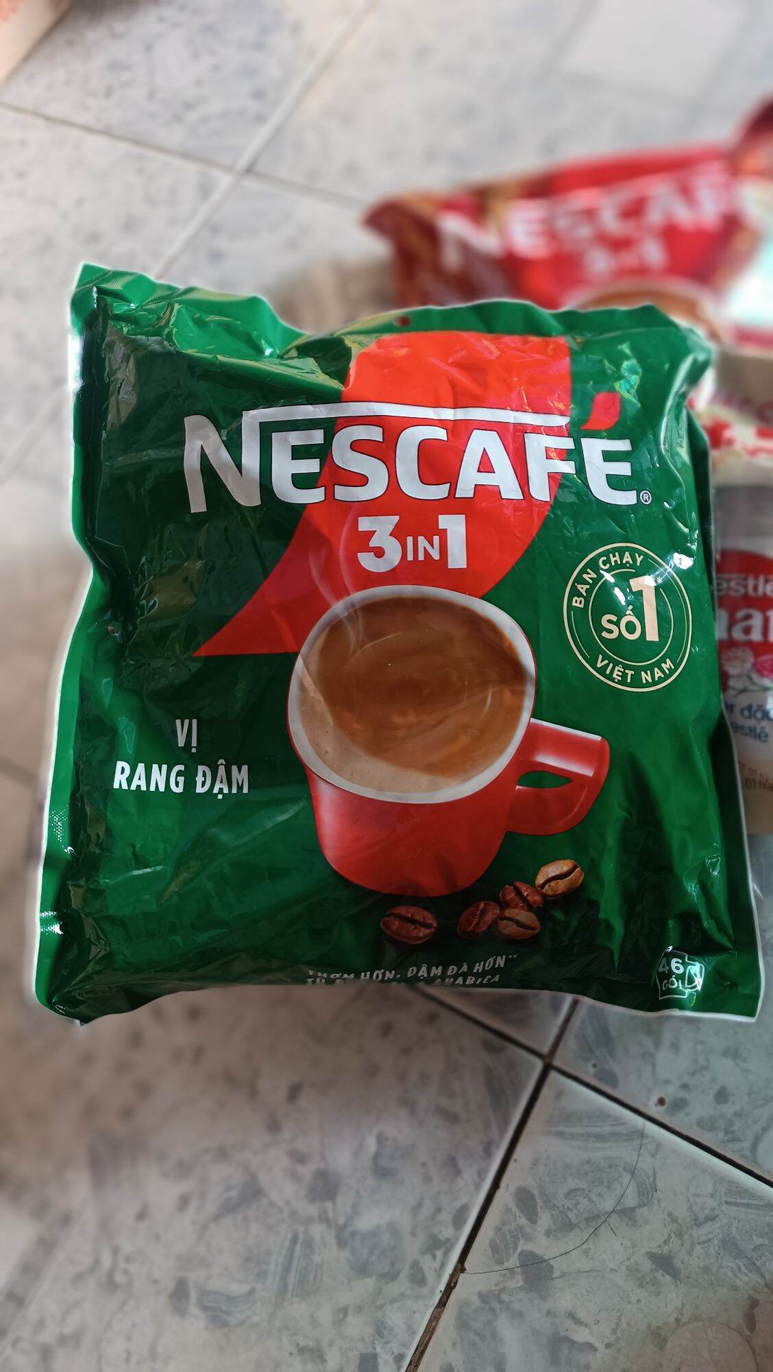 Cafê Nescafé xanh _Đỏ _Đen date mới