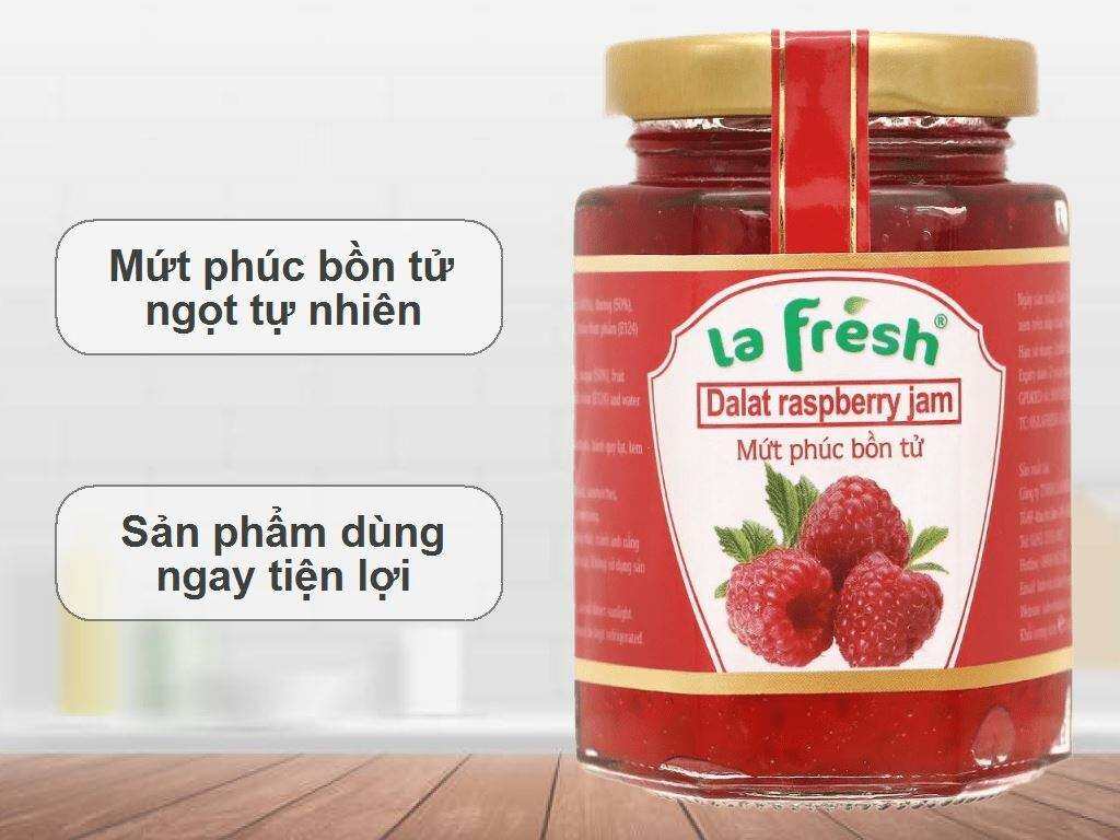 Mứt phúc bồn tử La Fresh hũ 210g