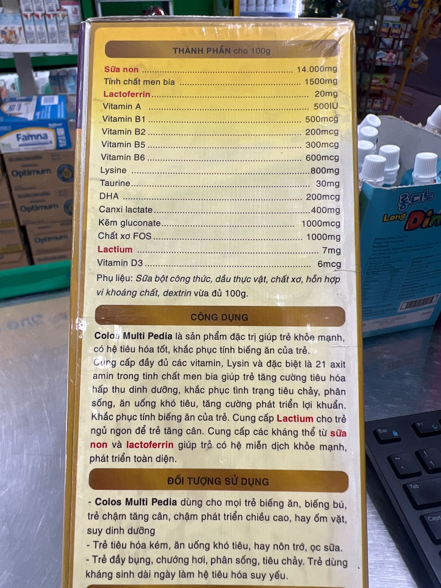 Mama Sữa Non Colos Multi Pedia