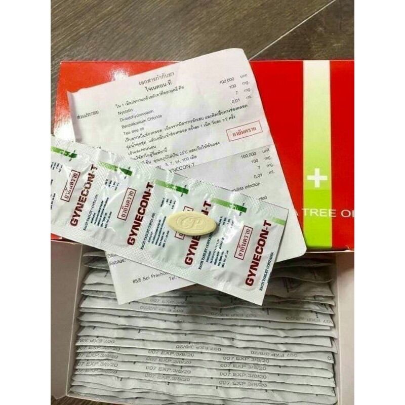 1 vỉ 5 viên gynecon trà xanh thái lan hàng công ty