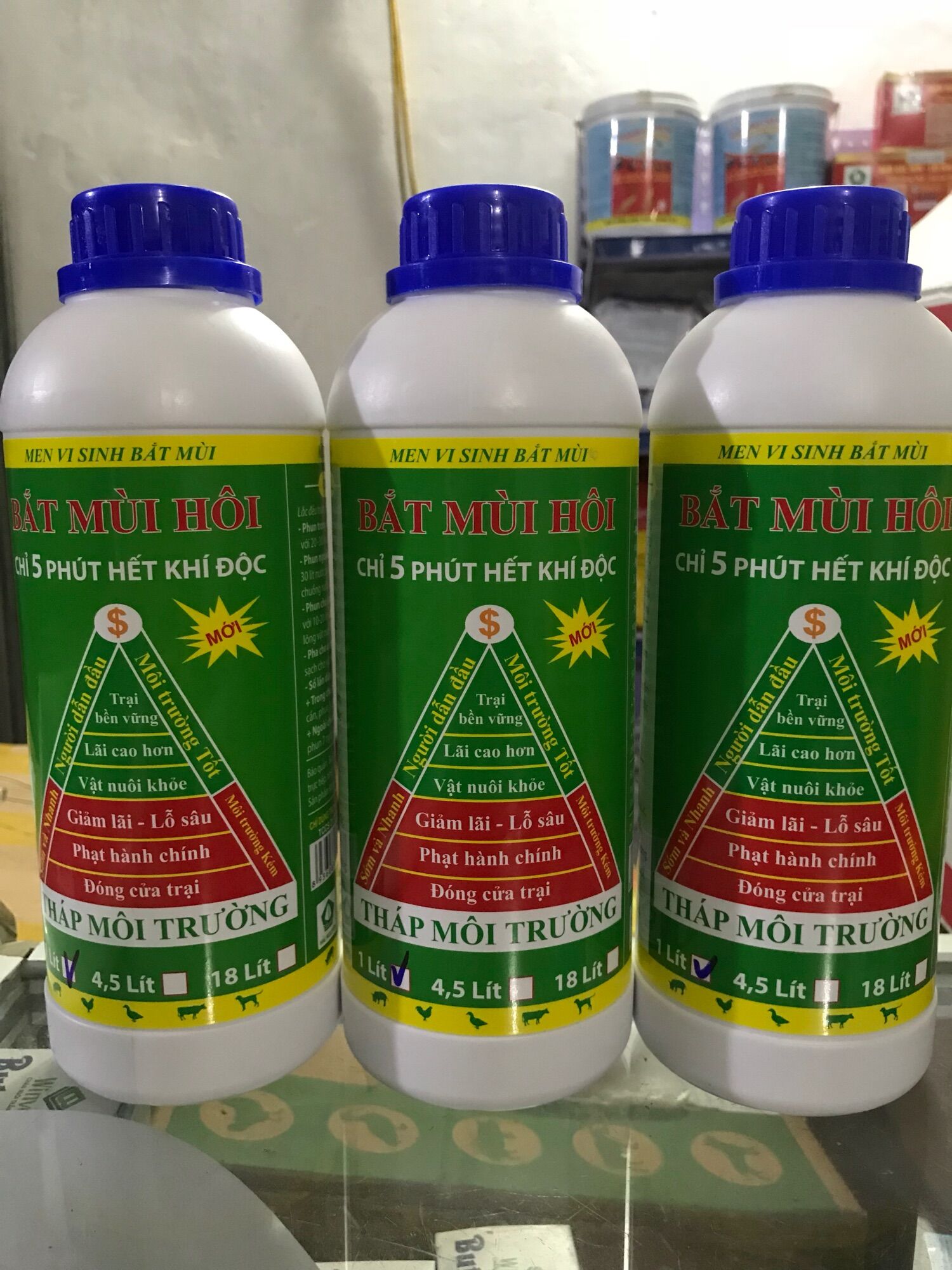 Bắt mùi hôi chuồng trại chai 1L