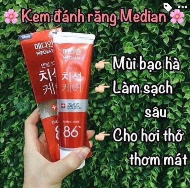Kem Đánh Răng Median 93% - Đỏ