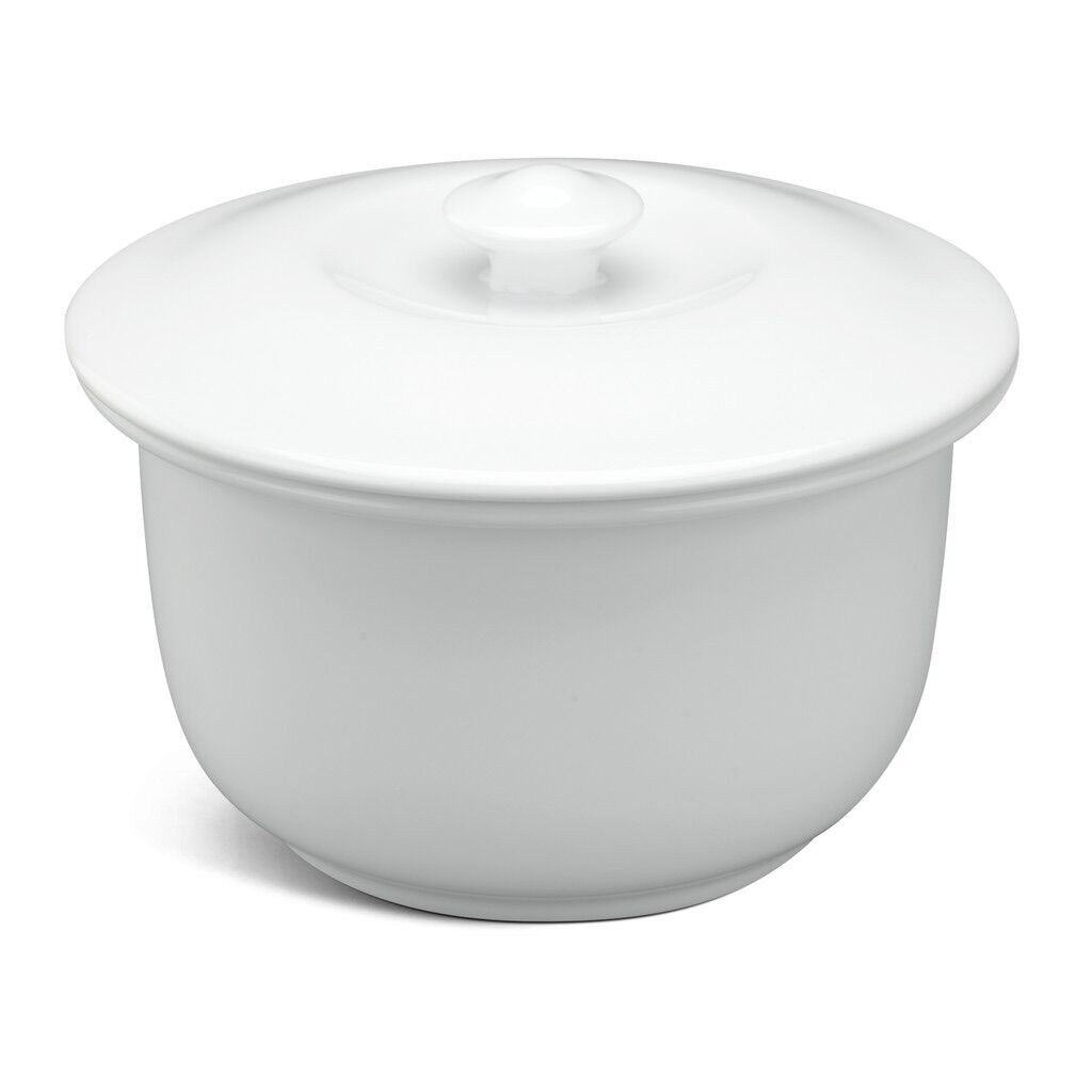 Thố 0.88 l + nắp - daisy lys - trắng ngà