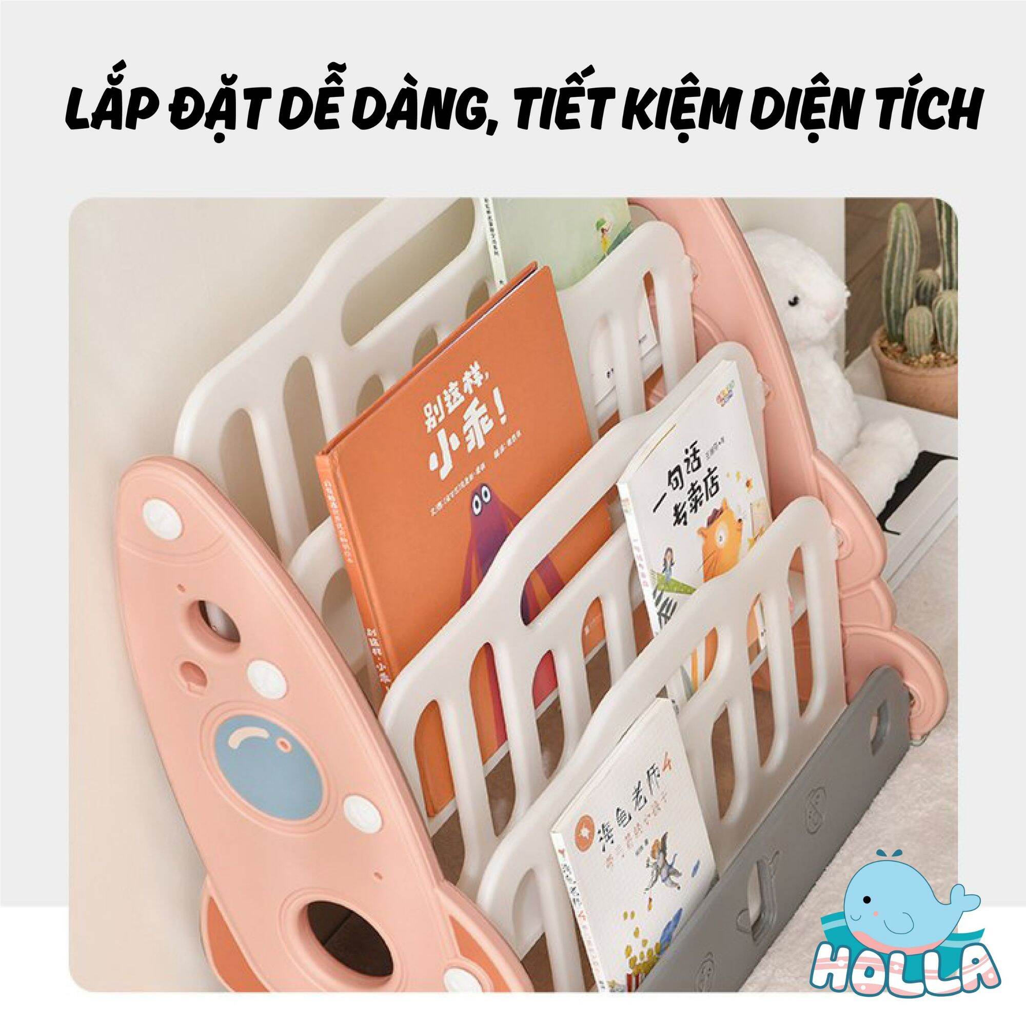 KỆ SÁCH HOLLA CHO BÉ
