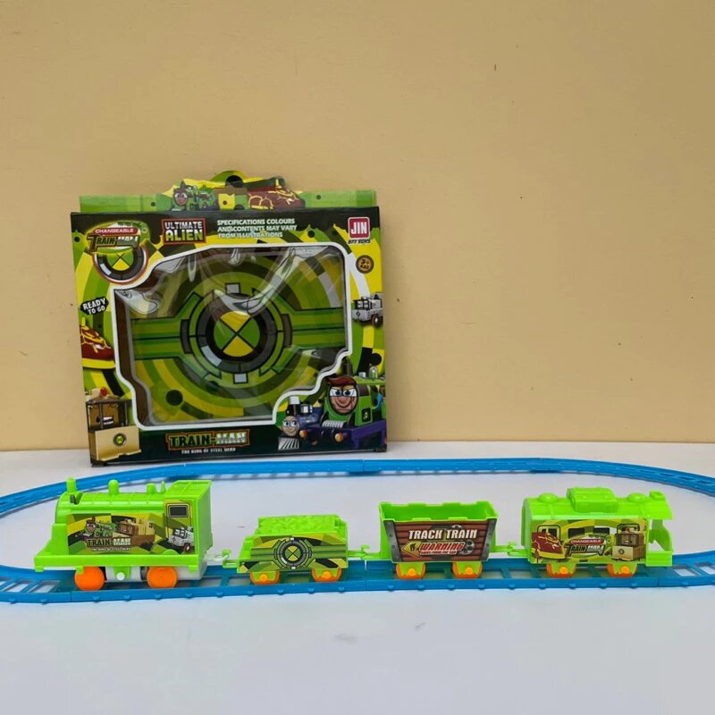 Hộp Đồ Chơi Đường Ray Xe Lửa Tàu Hoả Train-Man Chạy Pin