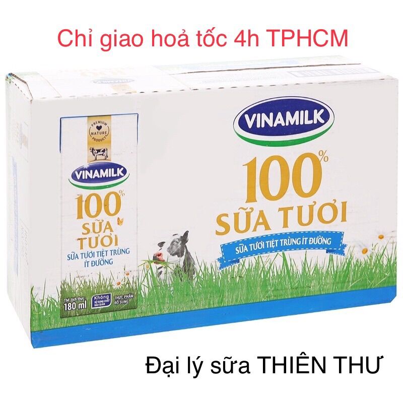 Thùng 48 hộp sữa tươi vinamilk