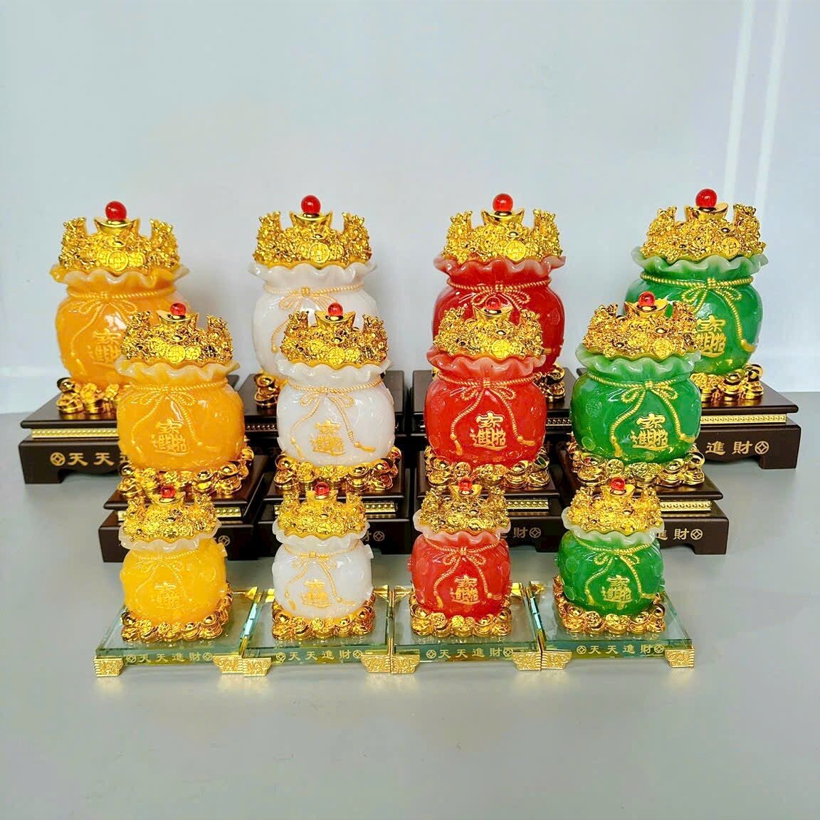 Túi tiền vàng kim bảo tài lộc phong thủy