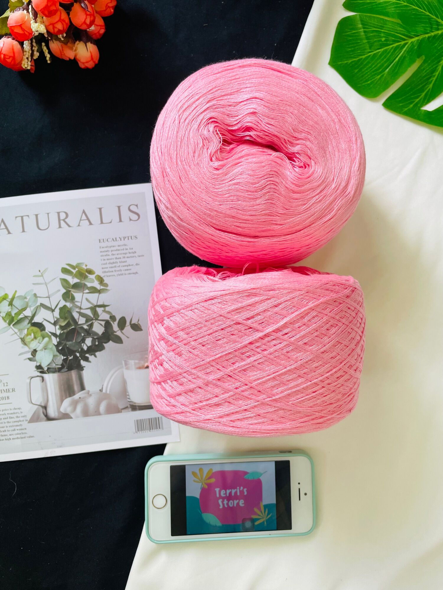 Yarn - Len Wool AC | Len mềm, ấm, đan móc áo, khăn mùa thu đông - Cỡ sợi 1.00 mm | Terri Store