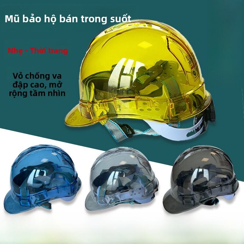 Mũ Bảo Hiểm Trong Suốt Cho Nam Khi Leo Núi Và Đi Xe Máy Mũ Bảo Hiểm Xây Dựng Thoáng Khí Chống Rơi Mũ Bảo Hiểm an Toàn Cho Nam