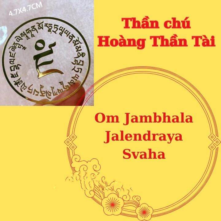 MIẾNG DÁN CHỦNG TỰ OM MANI