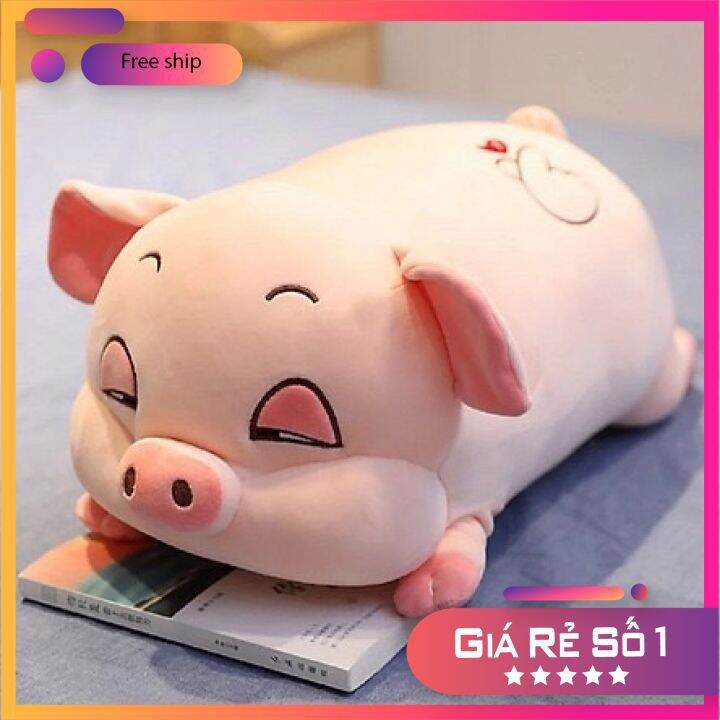 Gấu Bông Heo Hồng Xám Siêu Rẻ (223*)