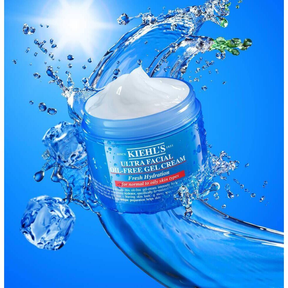 Kem Dưỡng Cấp Ẩm Kiềm Dầu Không Bóng Nhờn Suốt 24H Kiehls Ultra Facial Oil - Free Gel Cream 125Ml