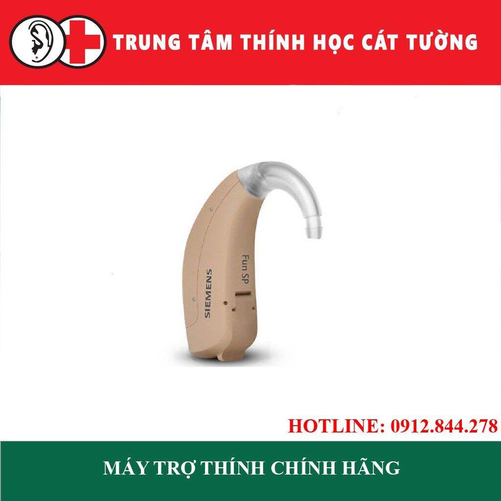 Máy trợ thính signia fun sp, chính hãng chlb đức, máy sau tai nhỏ gọn phù hợp cho thính lực nặng - sâu