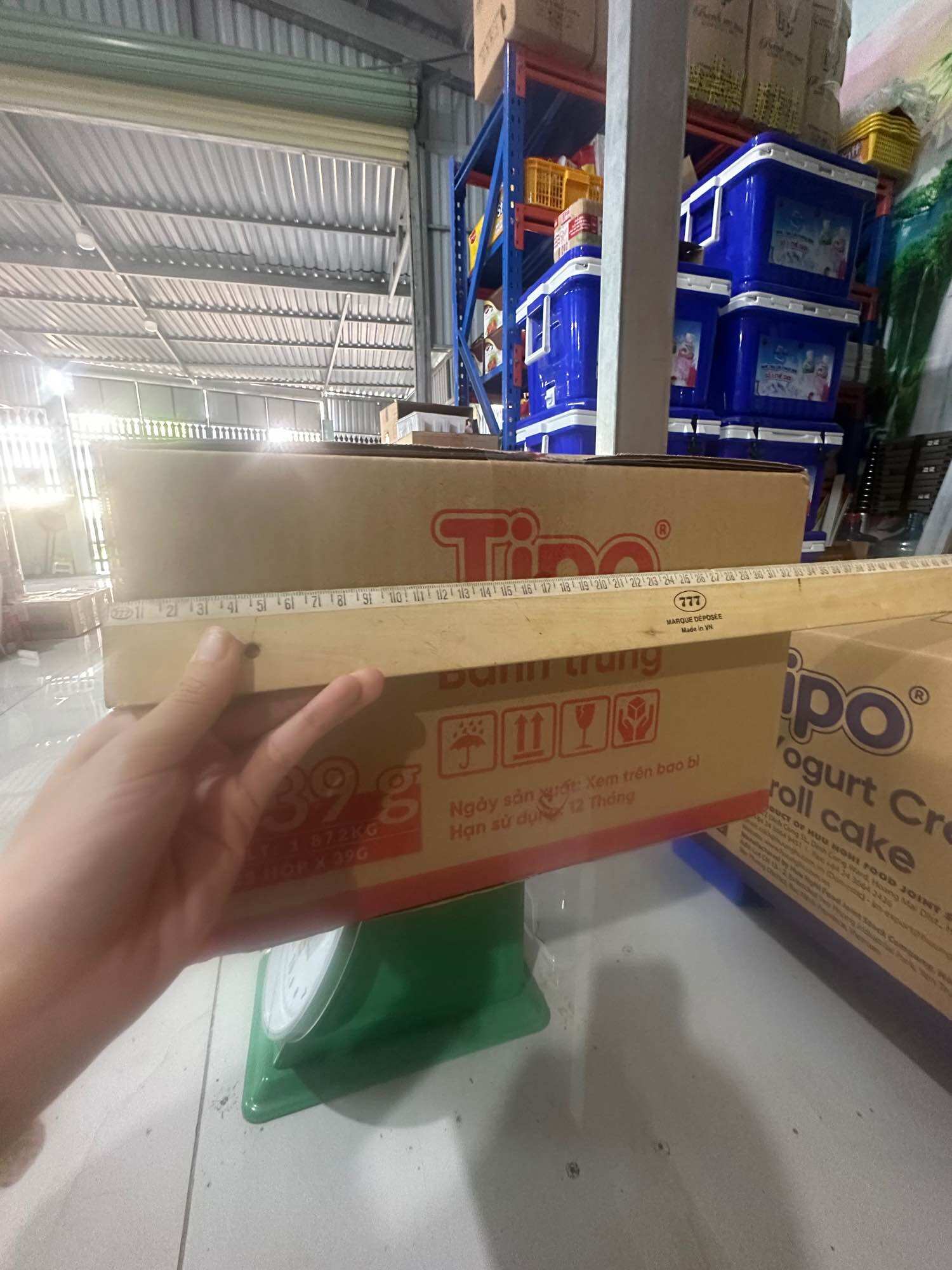 GIÁ SỈ THÙNG BÁNH TIPO TRỨNG NƯỚNG 39GR