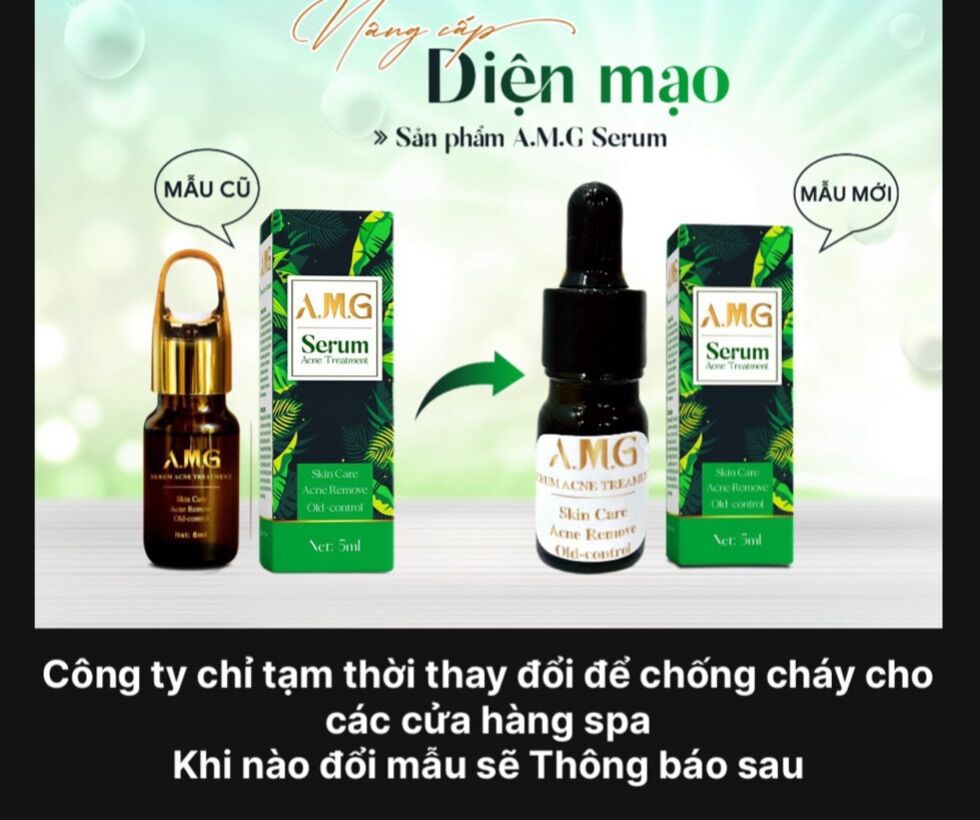 Tinh chất bay mụn 7 ngày cấp tốc amg