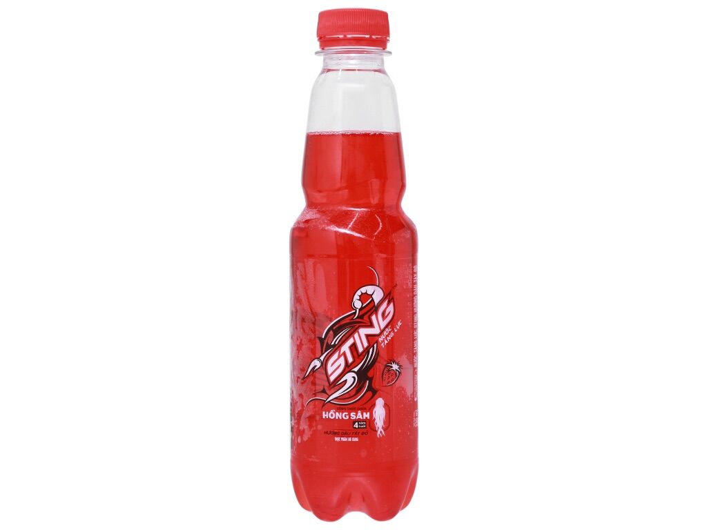Lốc 6 chai Sting dâu 330ml