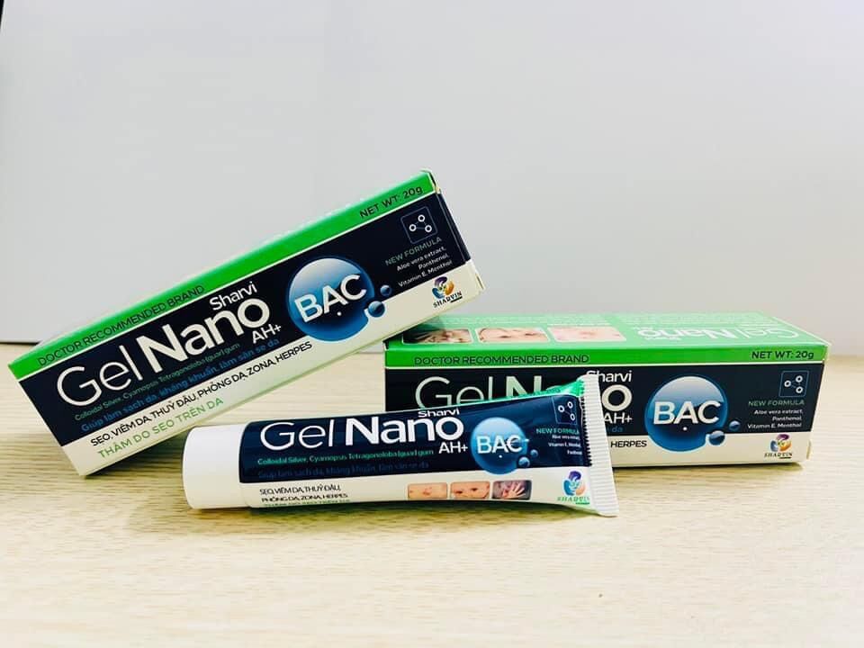 Gel Nano Bạc Sharvin - Săn se, mờ sẹo thâm