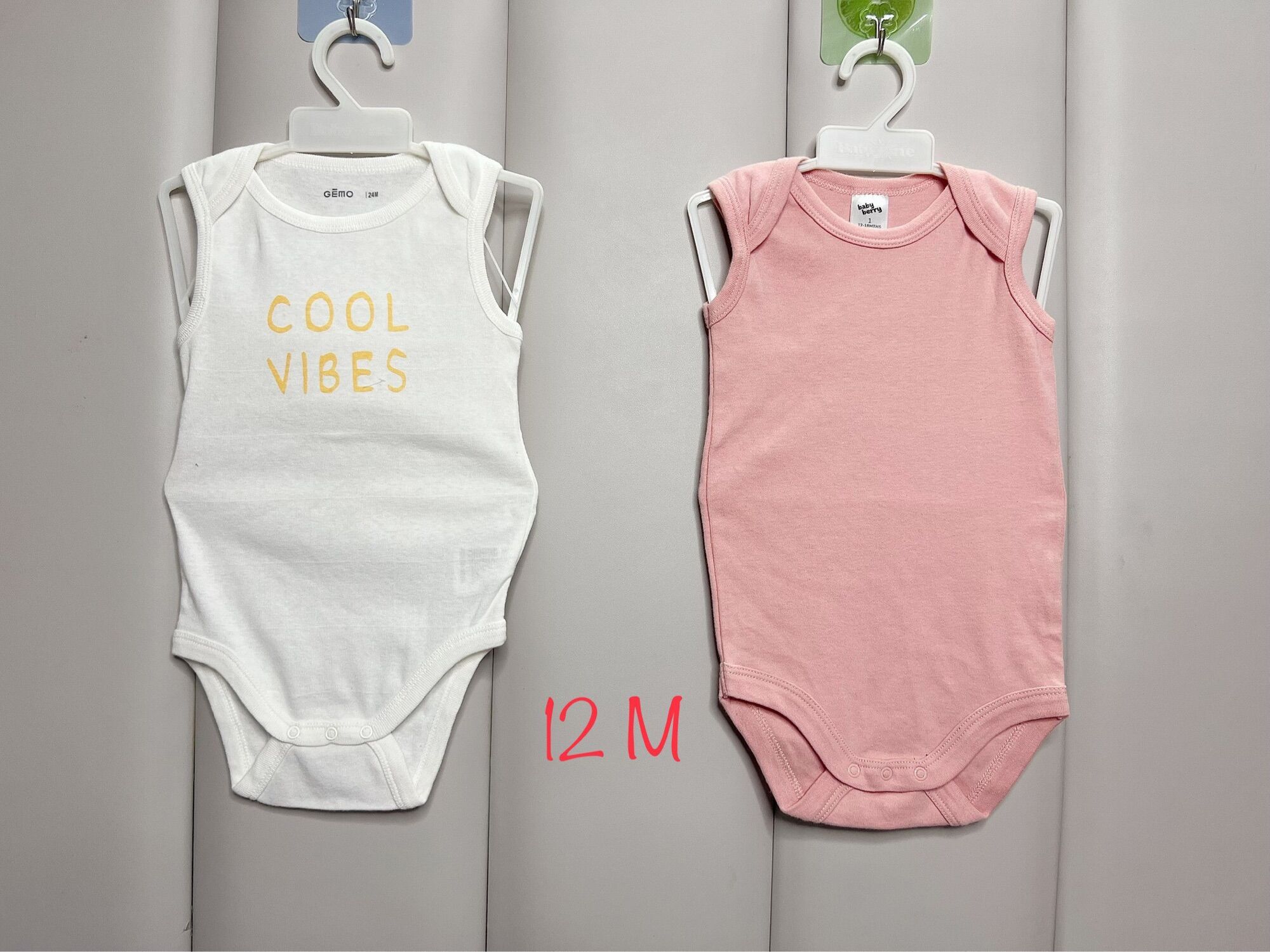 Set 2 Body Suit siêu cưng. Size 12m cho bé từ (8--10kg)